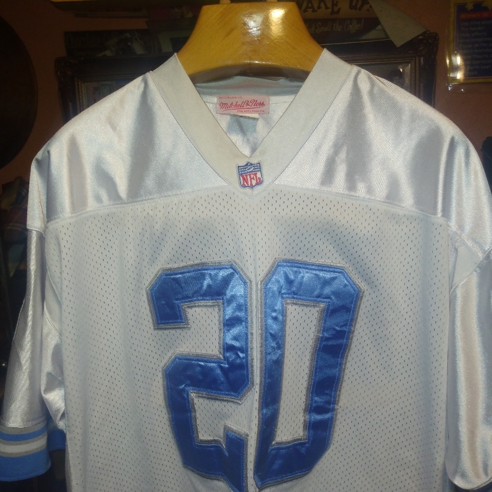 1996 Barry Sander Mitchell&Ness Detroit Lion Jersey Size 54